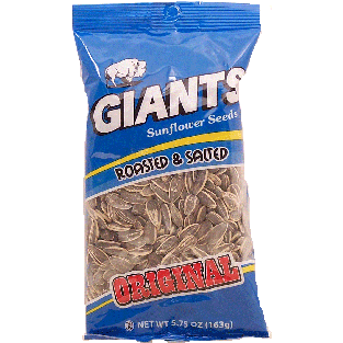 Giants  roasted & salted sunflower seeds, original 5.75oz