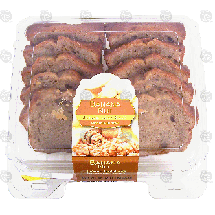 CSM Bakery  banana nut sliced loaf cake 16-oz