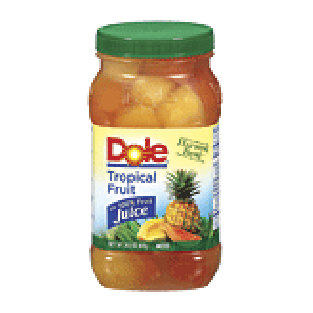 Dole Plastic Jars Tropical Fruit In Light Syrup 24.5oz