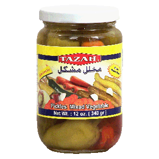 Tazah  pickles mixed vegetable 12oz
