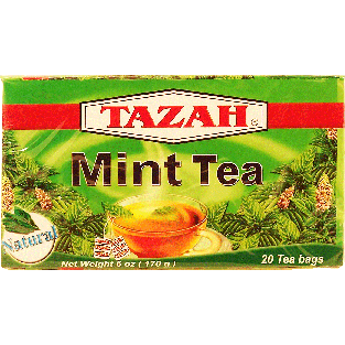Tazah  mint tea, 20-bags 0.6oz