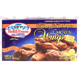 Bell & Evans Air Chilled honey barbeque chicken wings, fully cook16-oz