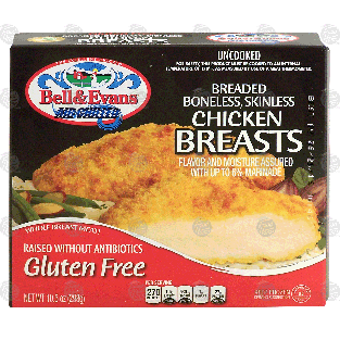 Bell & Evans Air Chilled uncooked breaded boneless, skinless ch10.5-oz
