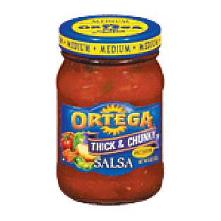 Ortega Salsa Thick & Chunky Medium  16oz
