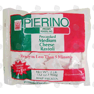 Pierino  medium cheese ravioli, pre-cooked 2-lb