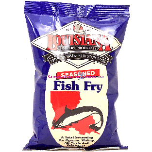 Louisiana Fish Fry Products seasoned fish fry, a total seasoning f22oz