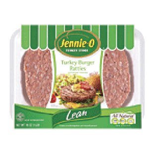 Jennie-O Turkey Store Fresh Tray Turkey Patties 00006 Lean 7% Fat 16oz