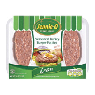 Jennie-O Turkey Store Fresh Tray Seasoned Patties 000066 Seasoned 16oz