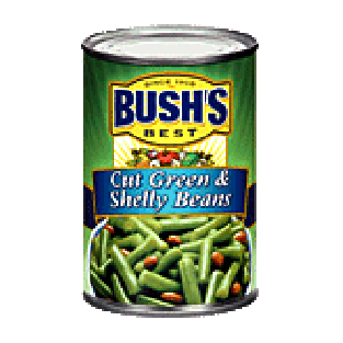 Bush's Best Green & Shelly Beans Cut  15oz