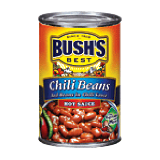 Bush's Best Chili Beans Red Beans In Chili Sauce Hot  16oz