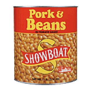 Showboat Pork & Beans In Tomato Sauce  7lb