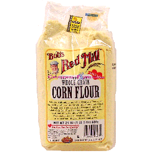 Bob's Red Mill  corn flour, whole grain 24oz