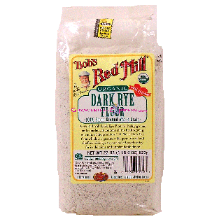 Bob's Red Mill Organically Grown & Certified dark rye flour, whole22oz