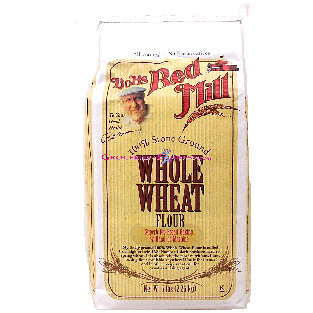 Bob's Red Mill  flour, whole wheat, 100% stone ground 5lb