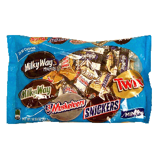 Mars(r) minis mix bite size, milky way, milky way midnight, 3 mu 10.5oz
