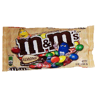 M&M's(r)  almond chocolate candies, medium bag  9.9oz
