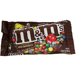 M&M's(r)  milk chocolate candies, medium bag  12.6oz