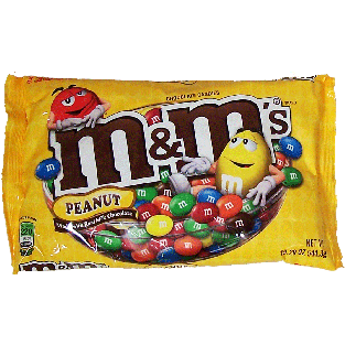 M&M's(r)  peanut chocolate covered candies, large bag  19.2oz