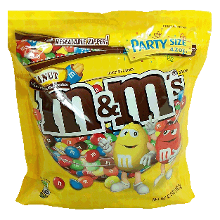 M&M's(r)  milk chocolate peanut candy coated pieces  42oz