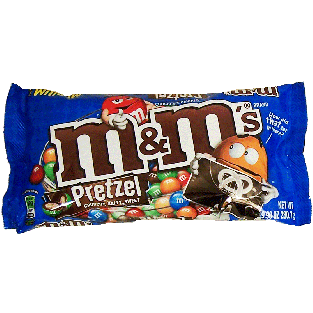 M&M's(r)  pretzel crunchy, salty, sweet chocolate candies  9.9oz