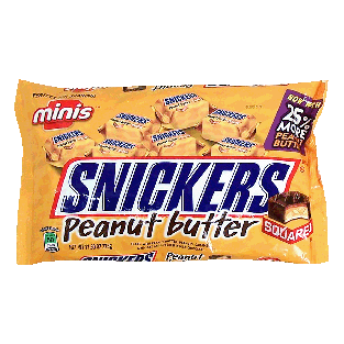 Snickers(r) Squared peanut butter, peanuts, caramel & nougat cov11.5oz