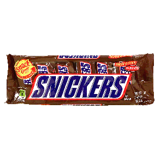 Snickers(r)  chocolate candy bar, snack size, 6-count  3.4oz
