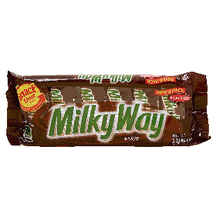 Milky Way(r)  candy bar, snack size, 6-count  3.36oz