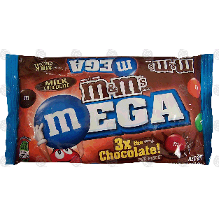 M&M's(r) Mega chocolate candies, 3x the chocolate  10.2oz