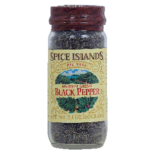 Spice Islands  black pepper, medium grind 2.1oz
