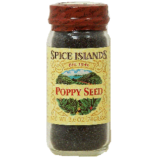 Spice Islands  poppy seed 2.6oz