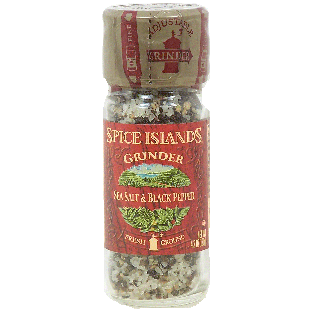 Spice Islands  Grinder sea salt & black pepper, adjusts between c4.2oz