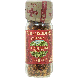 Spice Islands  Grinder chipotle chile seasoning, fresh ground 2oz