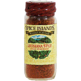 Spice Islands World Flavors cajun seasoning, louisiana style 2.3oz