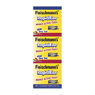 Fleischmann's RapidRise highly active yeast, 1/4-oz. envelopes 3ct