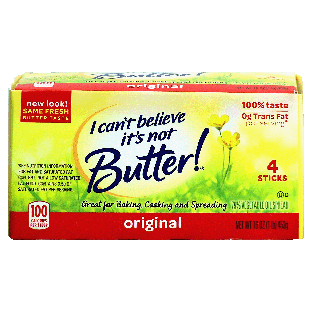 I Can't Believe It's Not Butter!  original, 79% vegetable oil spre16oz