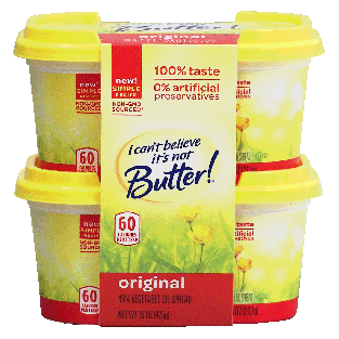 I Can't Believe It's Not Butter! Spread 45% vegetable oil spread 2ct
