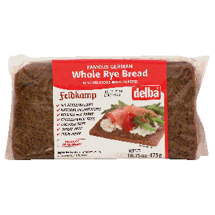 Feldkamp Famous German whole rye bread loaf 16.75oz
