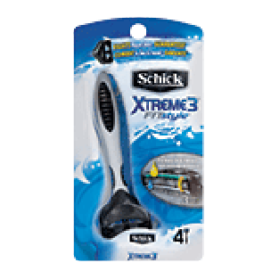Schick Xtreme3 refresh; disposable razor blades, 3-blade system, 2x 4ct