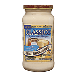 Classico Signature Recipes Light; asiago romano alfredo pasta sauc15oz