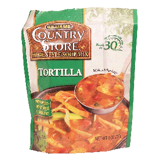 Williams Country Store tortilla home style soup mix 8oz