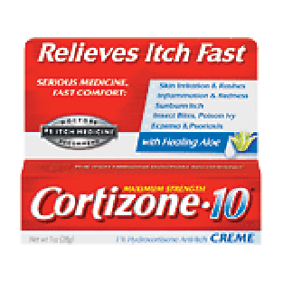 Cortizone 10 Anti-itch Creme maximum strength hydrosortisone anti-i 1oz