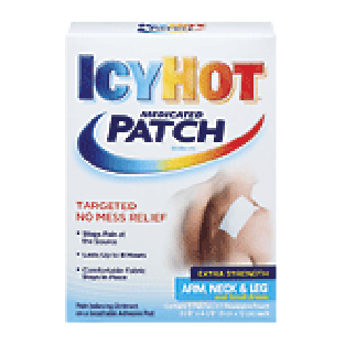 Icy Hot Medicated Patch arm/neck/leg & small areas  5ct