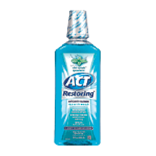 Act Restoring Mouthwash Anticavity Cool Splash Spearmint 18oz