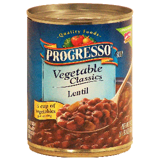Progresso Vegetable Classics lentil soup 19oz