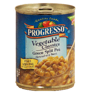 Progresso Vegetable Classics green split pea soup flavored with ba19oz