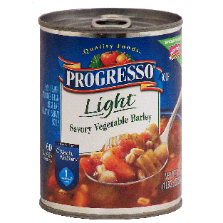 Progresso Light Savory Vegetable Barley ready to serve soup 18.5oz