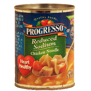 Progresso Heart Healthy chicken noodle prepared soup, reduced so18.5oz