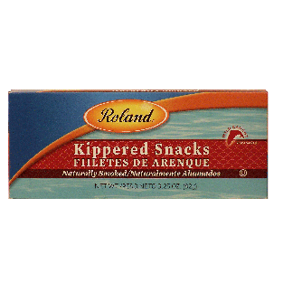 Roland  naturally smoked kippered snacks 3.25oz