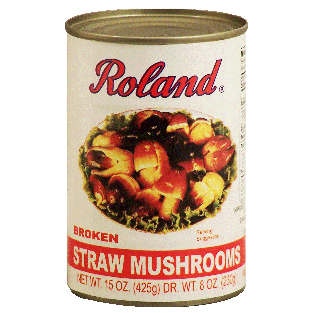 Roland  broken straw mushrooms  15oz