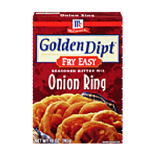 Golden Dipt Fry Easy Onion Ring Seasoned Batter Mix 10oz